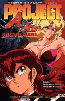Project A-ko: Uncivil Wars anime poster