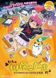 Atasha Kawajiri Kodama Da yo: Dangerous Lifehacker no Tadareta Seikatsu anime poster