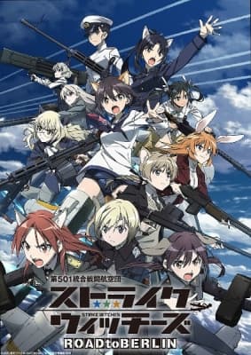 Strike Witches: Road to Berlin anime poster