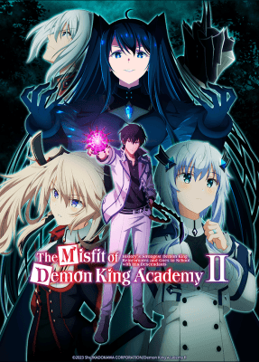 The Misfit of Demon King Academy II anime poster