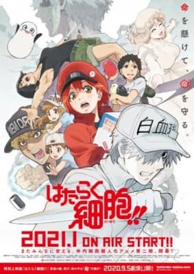 Cells at Work! 2nd Season anime poster