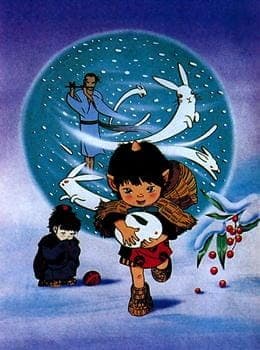 Goblin and "Yuki Usagi" (Snow Hare) anime poster