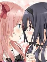 Sono Hanabira ni Kuchizuke wo: Risa x Miya Gekijou anime poster