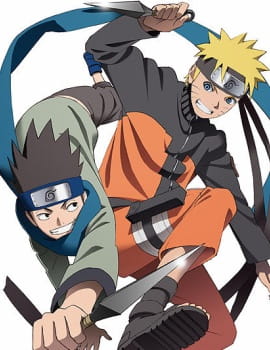 Naruto OVA7: Chunin Exam on Fire! and Naruto vs. Konohamaru! anime poster