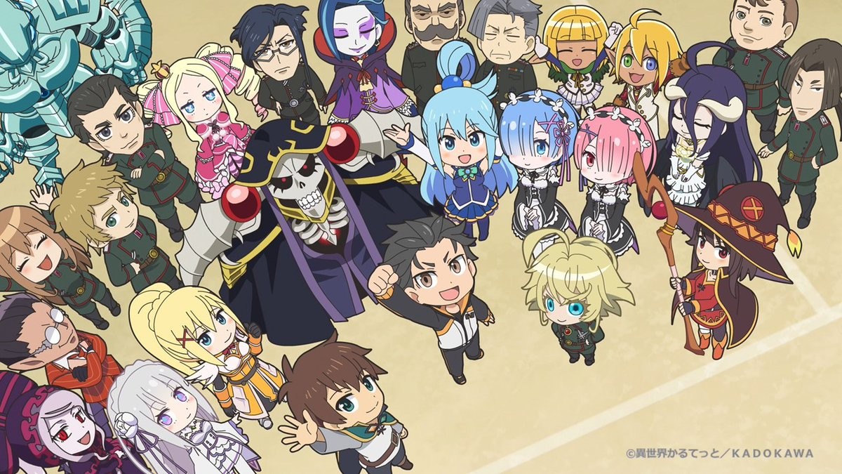 Watch Isekai Quartet anime free online